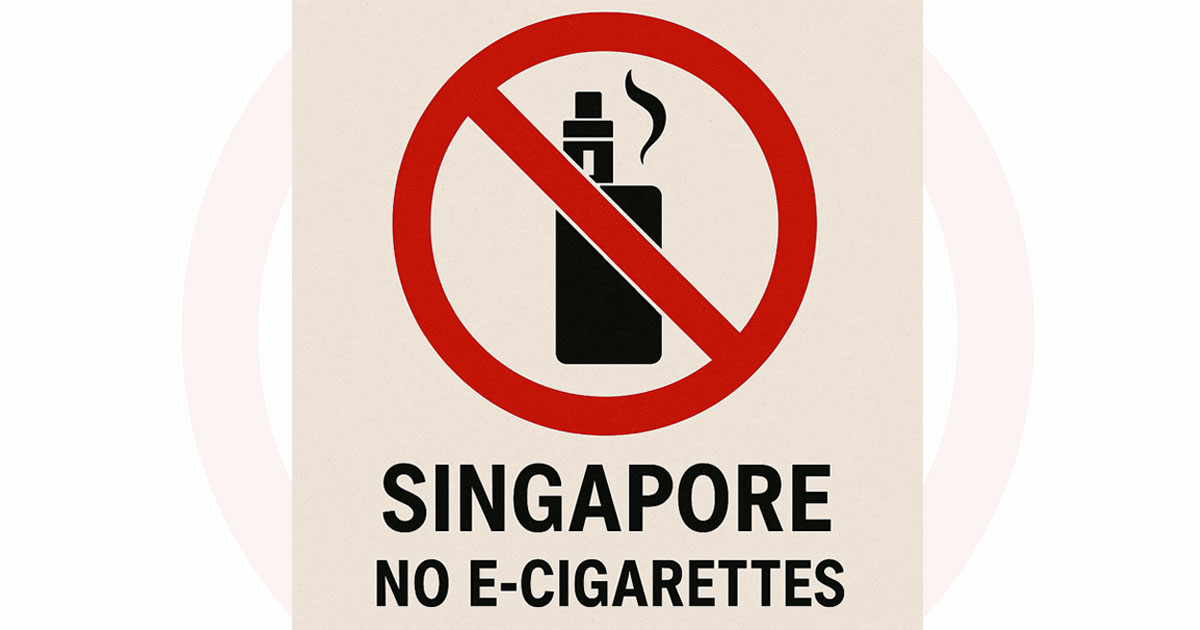 สิงคโปร์คุมเข้มบุหรี่ไฟฟ้า ปรับสูงสุด 54,000 บาท